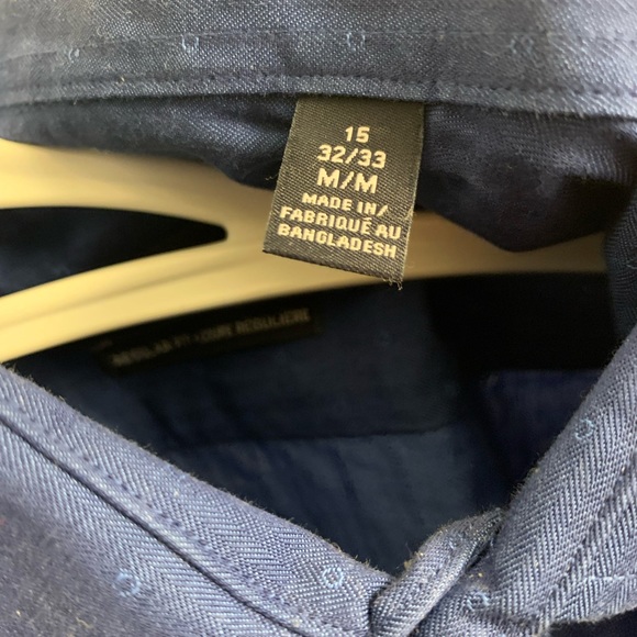 Tommy Hilfiger Blue Regular Fit Button Up - Picture 3 of 4